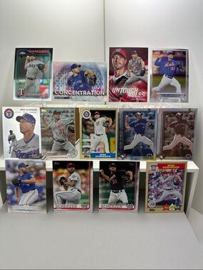 Max Scherzer lot of 13 (Nationals, Mets, Rangers, Blue Jays)